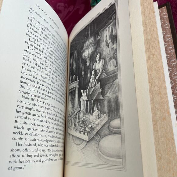 1983 Vintage Book: Stories by Guy de Maupassant, The Franklin Library - Picture 8 of 10